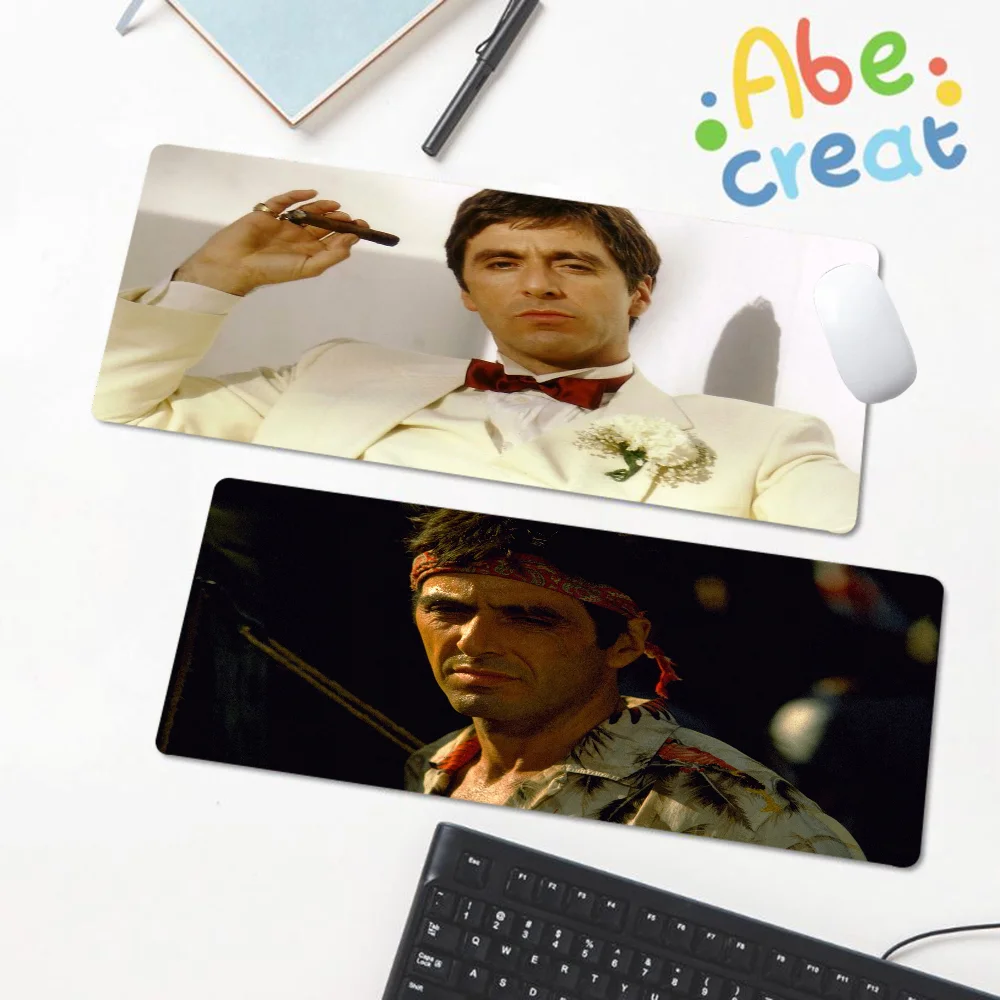 Scarface Non-slip Lockedge PC Gaming Mouse Pad Gamer Desk Mats Keyboard Pad Mause Pad Muismat