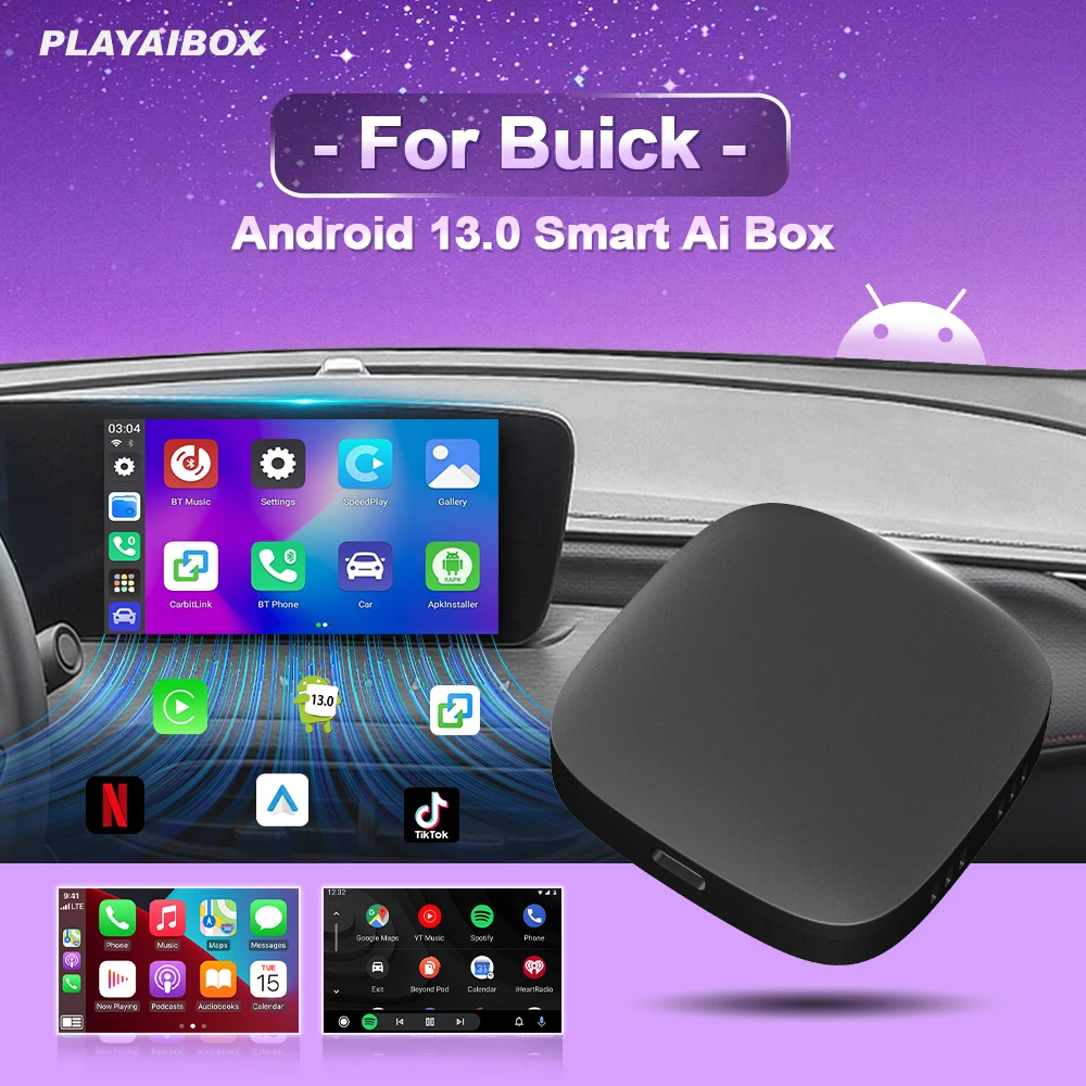 Android 13 Carplay Box Wireless Carplay Android Auto For Youtube Netflix For Buick Excelle LaCrosse Encore Regal GT GL6 GL8 ES