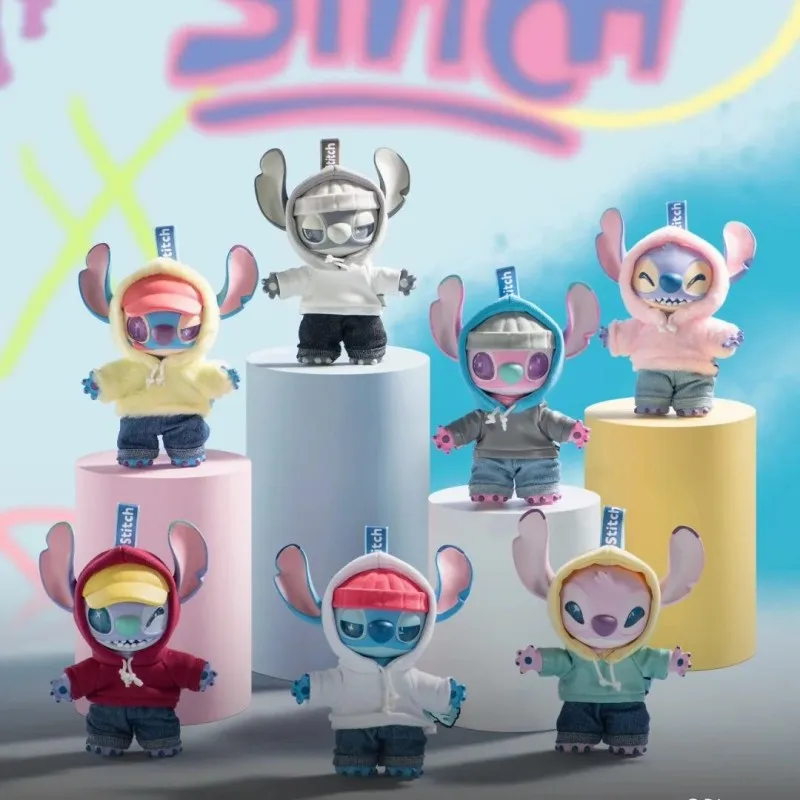 

Disney Stitch Gen Z Street Series слепая коробка фигурка милый стежок виниловая кукла загадочная коробка плюшевая сумка-сюрприз кулон девушка подарок игрушки