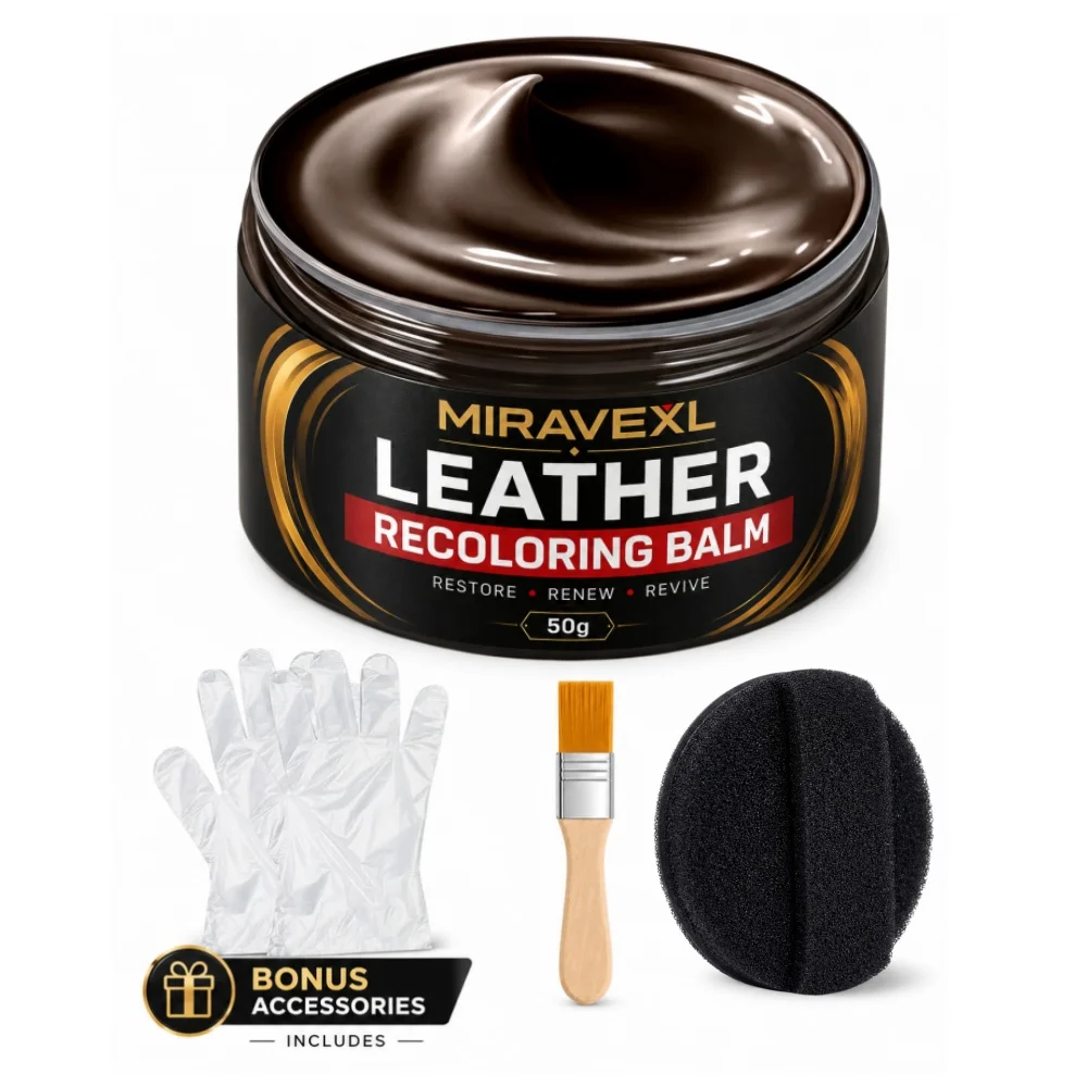 Leder-Farbwiederherstellungsbalsam, Leder- und Vinyl-Farbwiederherstellungs-Conditioner – Repariert verblasste und zerkratzte Lederfarbe