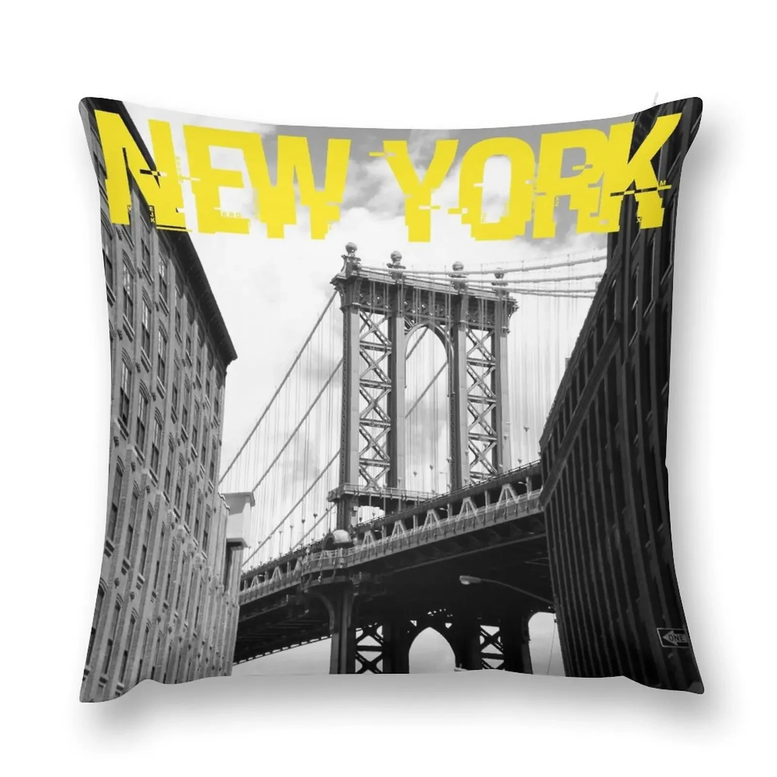 New York Throw Pillow Anime Room decorating items Cusions Cover pillow