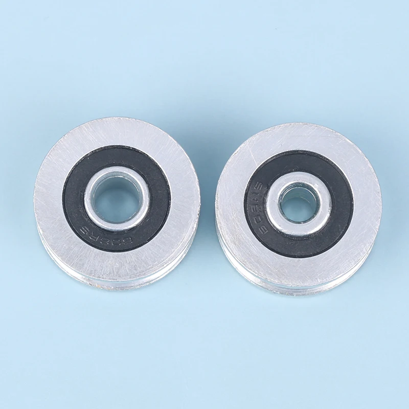 1pc 8*30*14mm Roller Bearing Pulley Wheel, U Groove Wheel, 6x30x14mm Track Guide Wheel / Roller Wheel Anti-rust