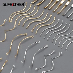 GUFEATHER,10pcs/lot,MA82,jewelry accessories,nickel free,18k gold rhodium plated,copper,jewelry making,diy earring accessories