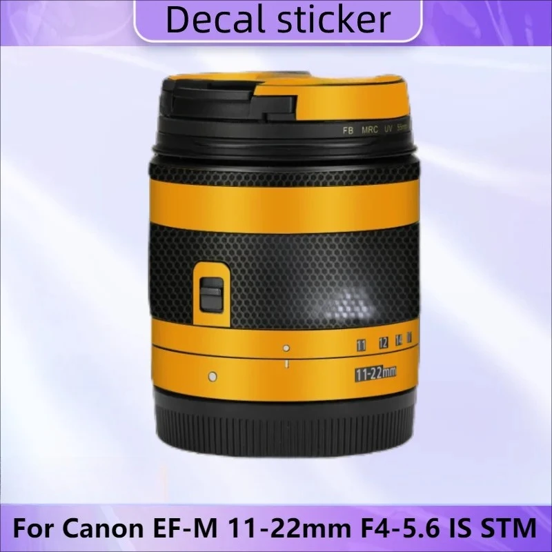 

Guobao для Canon EF-M 11-22 мм F4-5.6 IS STM, наклейка на объектив камеры с защитой от царапин, защитная пленка, защитная пленка для тела, кожный чехол