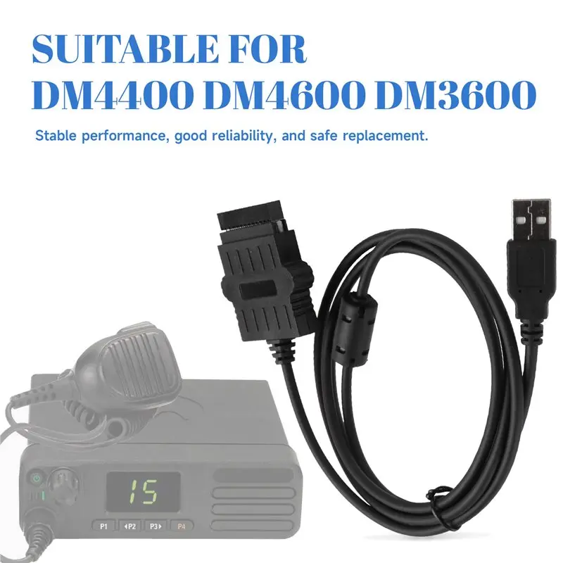 USB Programming Cable for DM4400 DM4600 DM3600 XPR5350 XPR4500 DR3000 M8200 R8200 M8268 CB Radio Programming-A32R