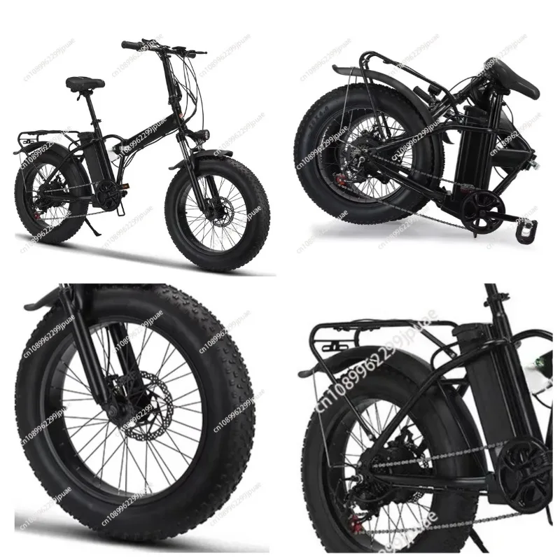 20 Zoll Elektro-Fatbike Hybrid Faltbares Elektrofahrrad
