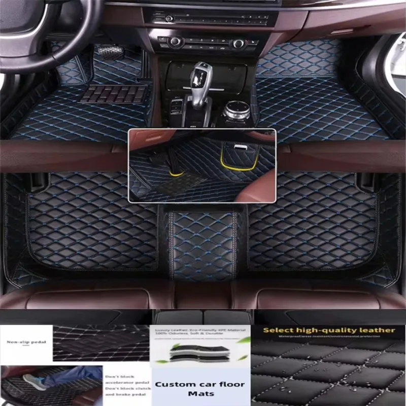 

3D PU-leather Waterproof Custom Car Floor Mats For Dodge Avenger 2007-2014 Years Auto Carpets Foot Coche Accessorie Liners