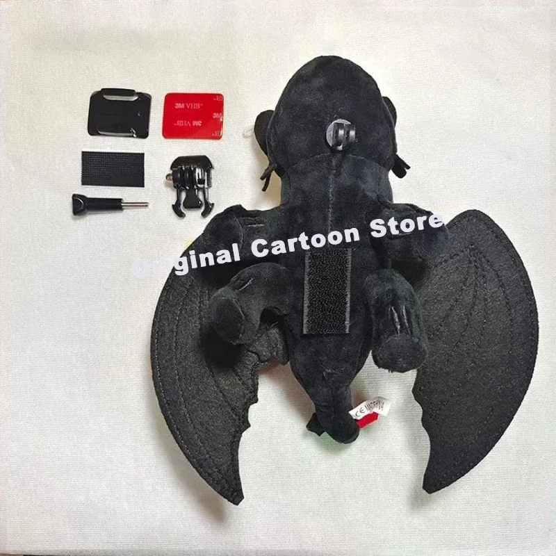 Dragão domador kawaii dos desenhos animados desdentado bebê carro telhado boneca bonito dos desenhos animados pingente de carro acessórios do carro capacete da motocicleta decorar