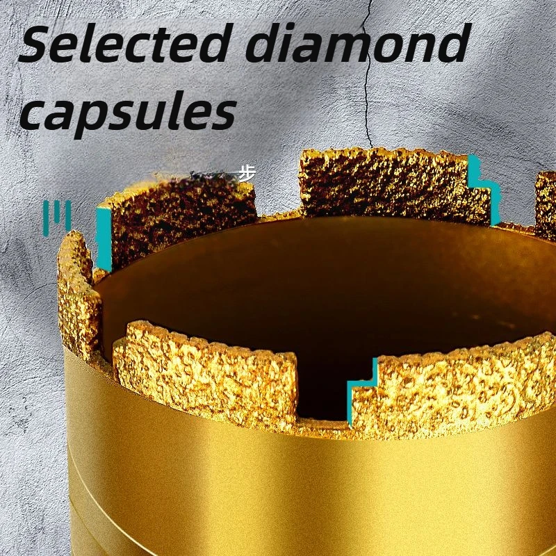 ดอกสว่านเพชรขนาด 370 มม. สำหรับงานมืออาชีพ อุปกรณ์เสริมดอกสว่านแบบเปียกและแห้ง ใช้ได้ทั้งงานไม้และเจาะผนัง