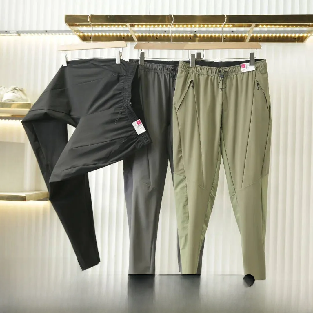 Commute Functionality 3D Multi-Piece Tailoring Waterproof Quick Dry Soft  Casual Pants for Men Spring Summer Straight Leg