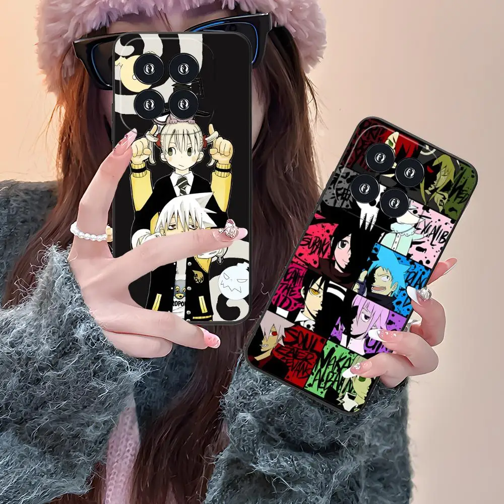 

Чехол для мобильного телефона Soul Eater для Xiaomi 15 14 13 12 Mi 11 T Ultra Lite Pro S X 5G с цветной печатью, роскошный красивый смартфон