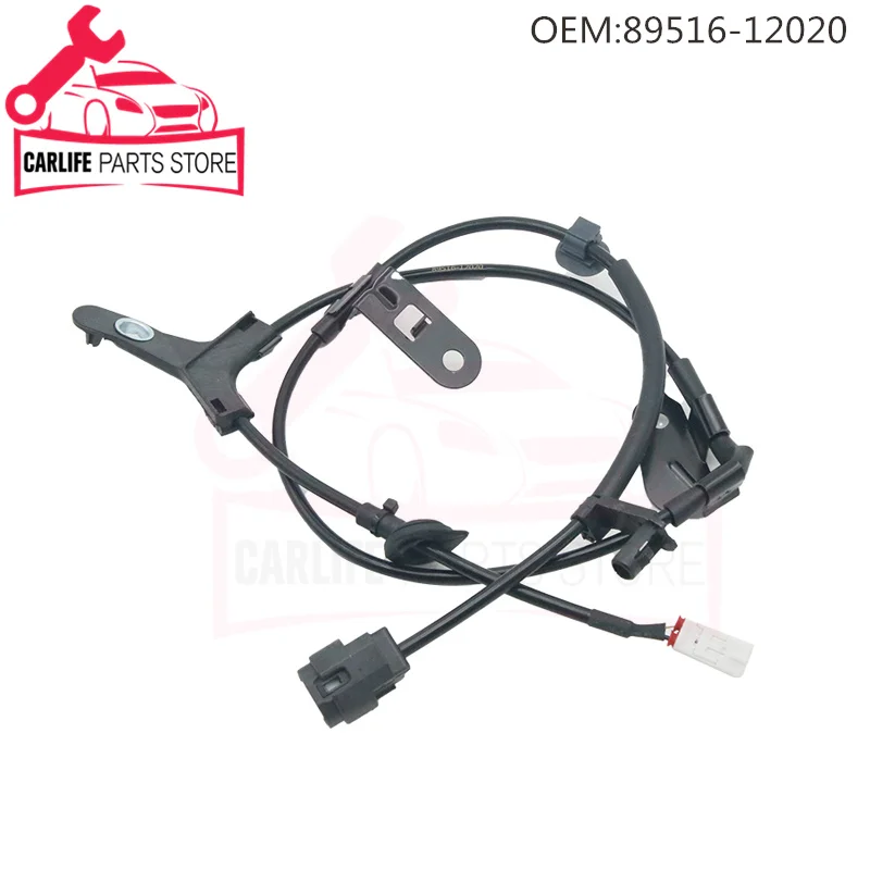 

New 89516-02040 89516-12020 Rear Left ABS Wheel Speed Sensor for Toyota Corolla Matrix 4 Cyl 1.8L 2003-2008 Engine 1ZZFE 2ZZGE