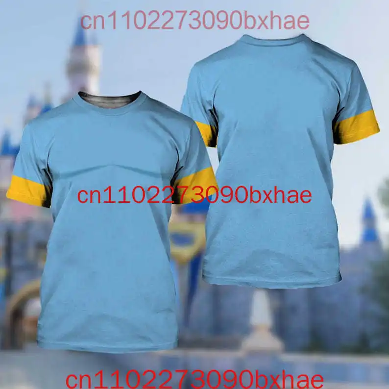 

Новая футболка Disney Aladdin с 3D принтом, карнавальный костюм с героями мультфильмов, модная мужская и женская детская футболка с короткими рукавами