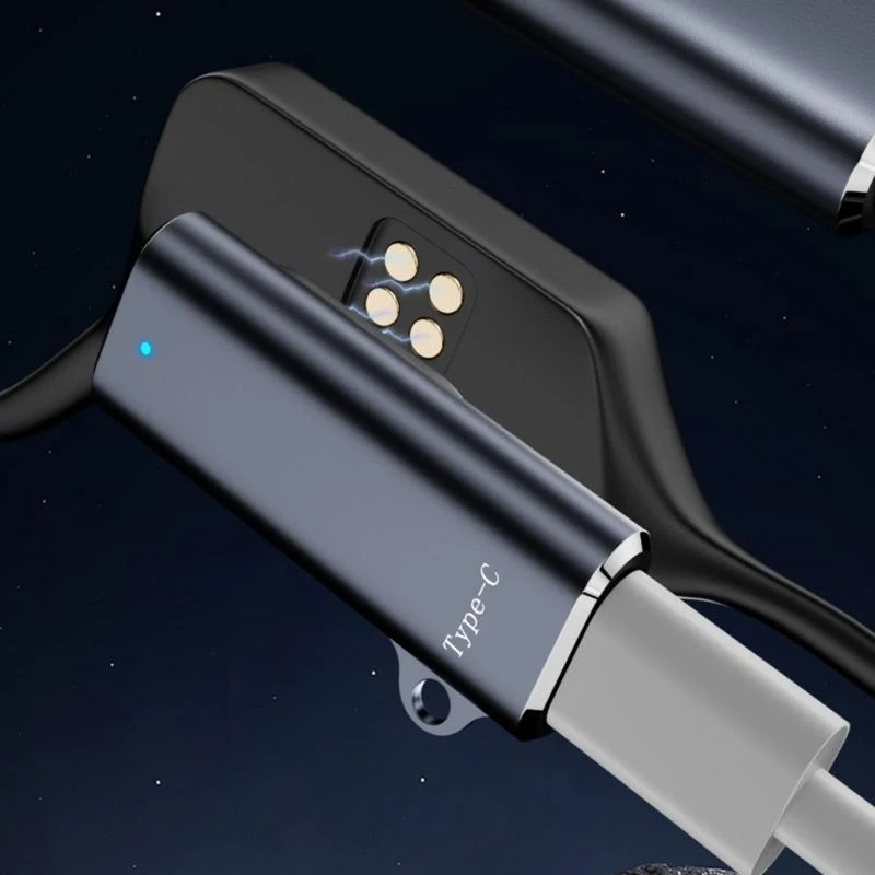 Ladeadapter für Bone Conductions-Kopfhörer Typ C auf 4-Pin-Konverter E74A – Detail 1