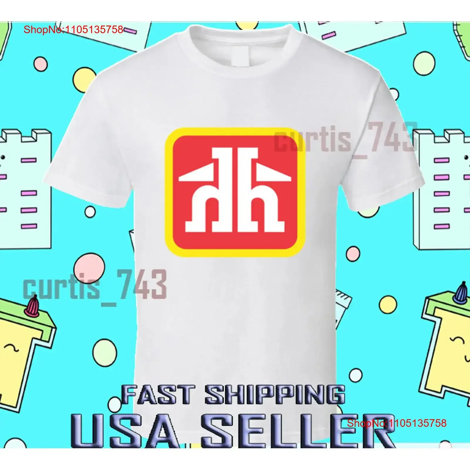 

NEW SHIRT HOME HARDWARE LOGO T FUNNY SIZE S TO 5XL vintage Washed homme Versatile Top For Everyday Wear Casual Comfortable Soft