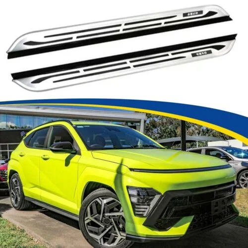 for Hyundai KONA / KONA Electric SX2 2024 2025 Side Step Running Board Nerf Bar