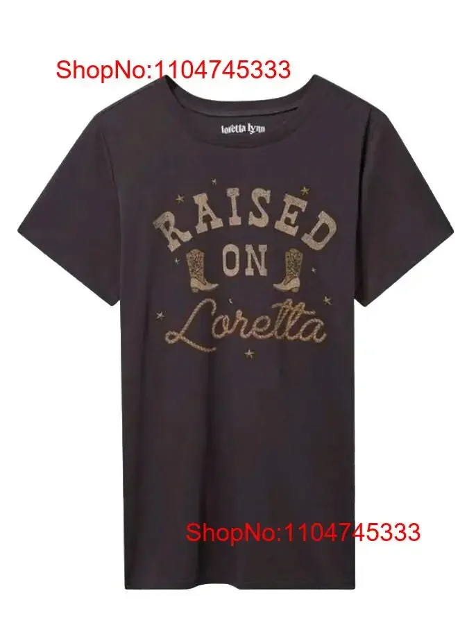 NWOT TORRID LORETTA LYNN Camiseta negra con tachuelas y cuello redondo, talla 2 2X 18 20, vintage, lavada, elegante, unisex, ligeramente suave