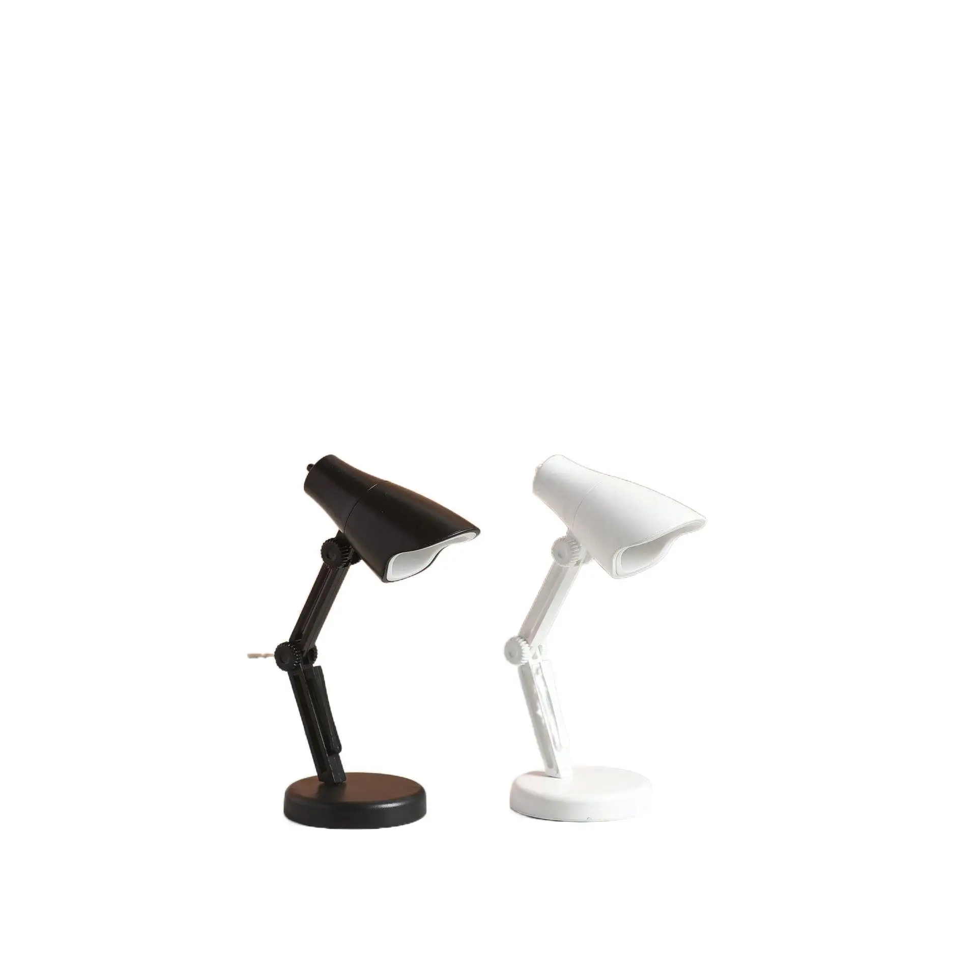 Mini lampe de table LED créative, échelle 1/6, modèle l'inventaire, maison de jeu pour enfants, jouets pliants, veilleuse magnétique portable