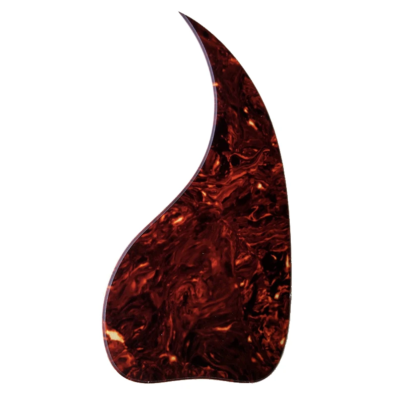 

Pleroo Custom Guitar Pickgaurd - Great For J45 Acoustic Guitar Pickguard Teardrop Shape, Brown Tortoise