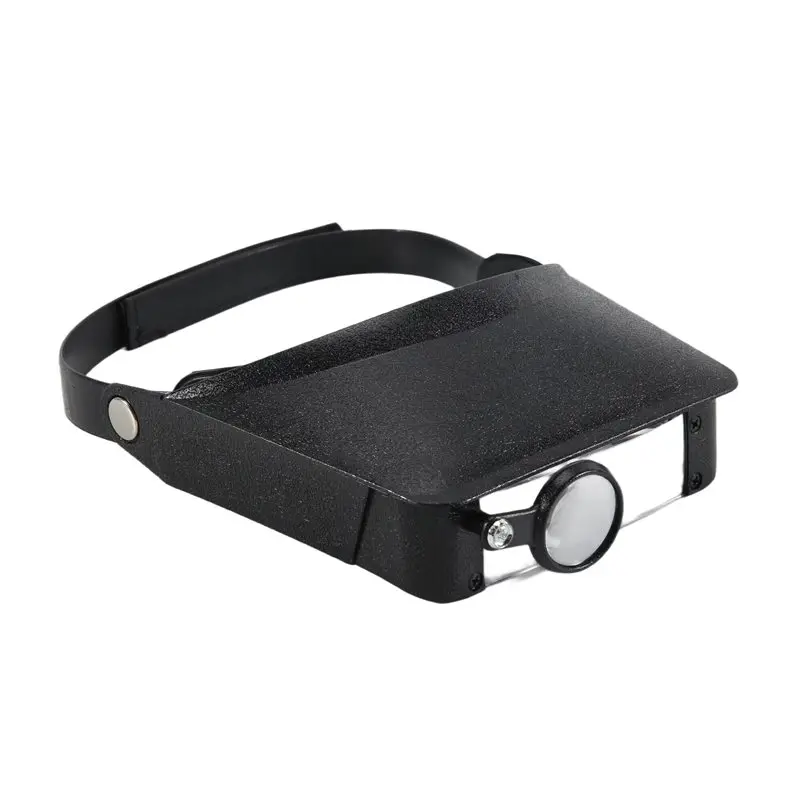 [NEWA64Z!】 Slimline Headband Magnifier With 3 Lenses, Assisted Repair Of Head-Mounted Reading Magnifying Glass 1.5X/3X/9.5X/11X