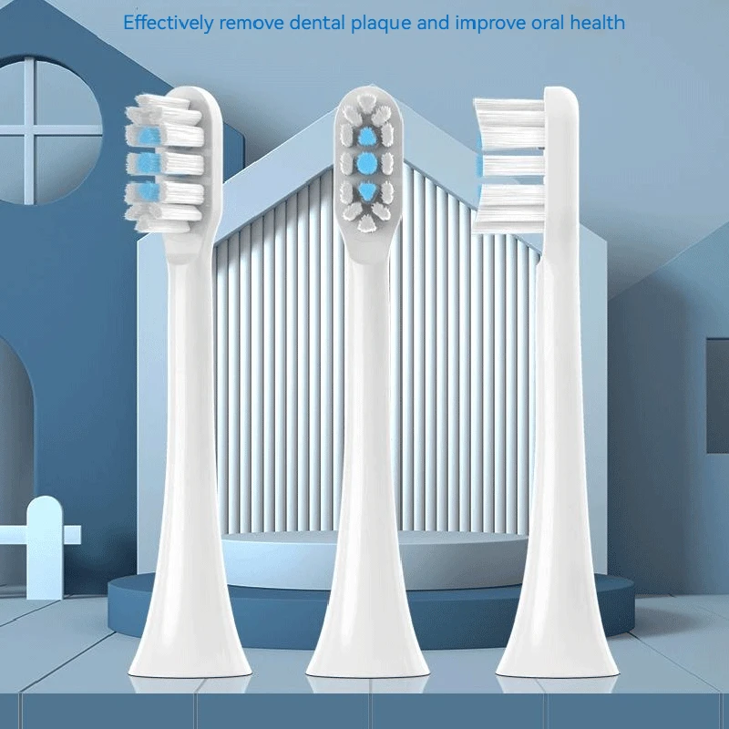 Substituição Toothbrush Cabeças com embalagem a vácuo, Sonic escova de dente elétrico, DuPont Cerdas Bicos, Mijia T301, T302