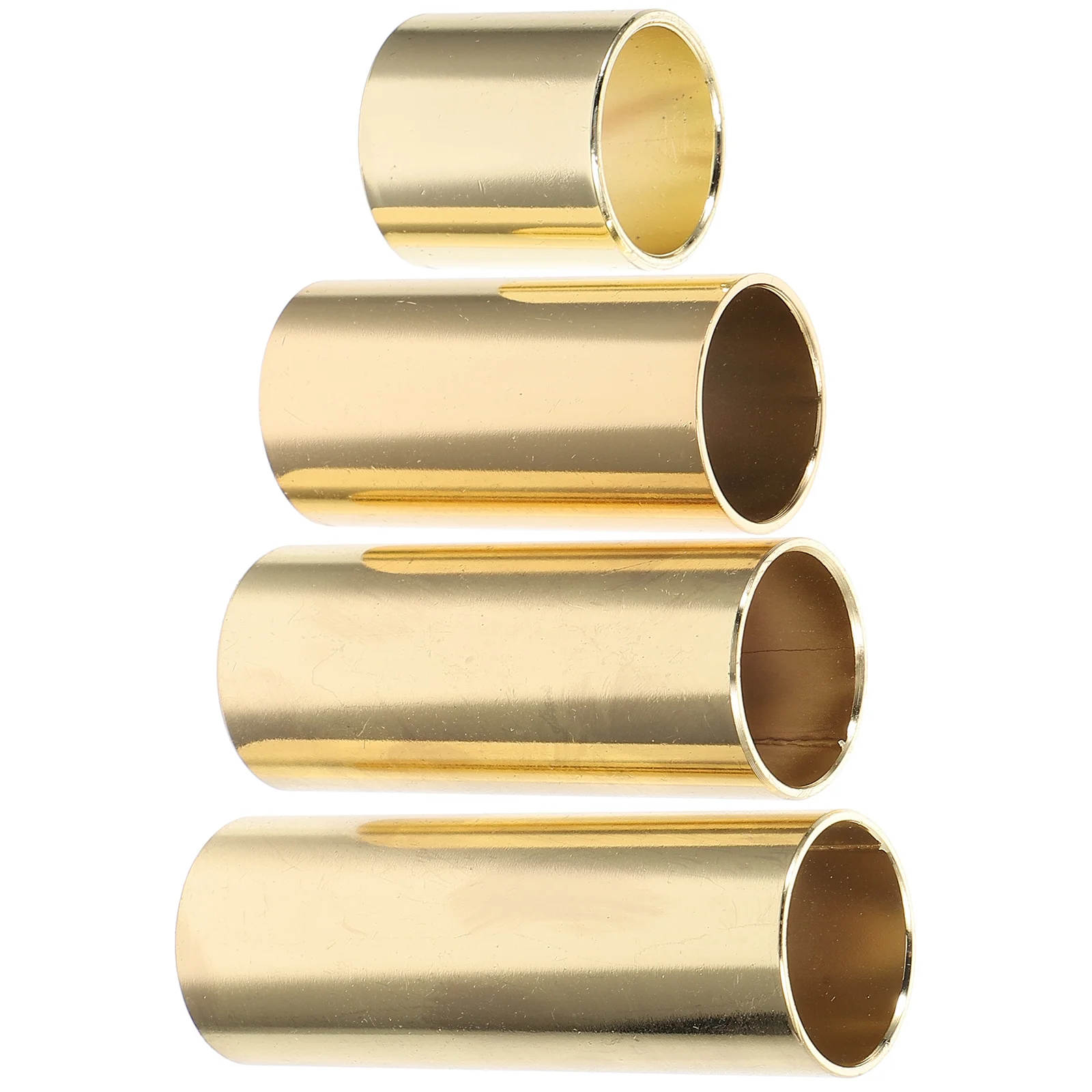 

4Pcs Metal Guitar Slides Different Sizes for Electric Acoustic Bass Guitar Music Accessories Set Musical Instrument Slider