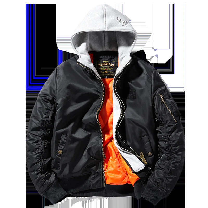 

Куртка пилота зима/осень 202, мужская бейсбольная рубашка, плотная рабочая одежда, свободное уличное хлопковое пальто в стиле MA1, куртка ВВС