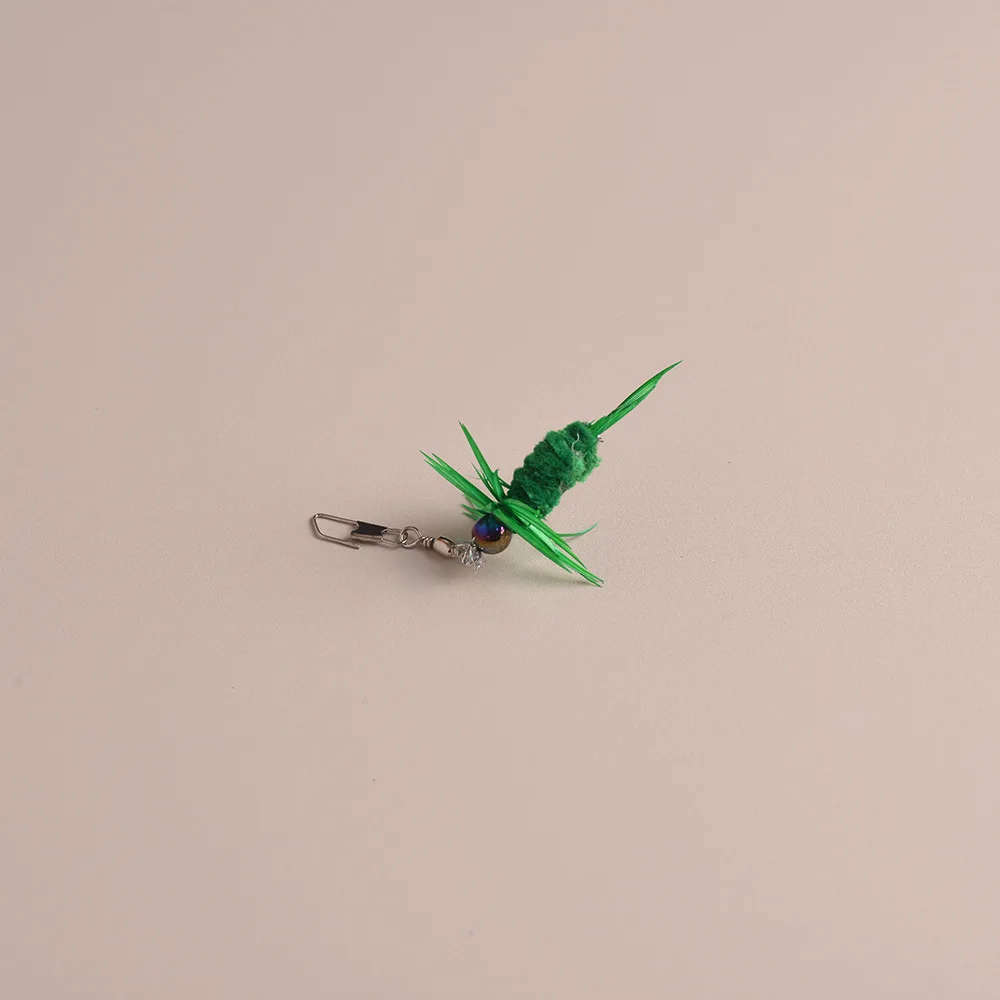 2 repuestos para varitas de juguete para gatos con cabeza insecto - imagen 5