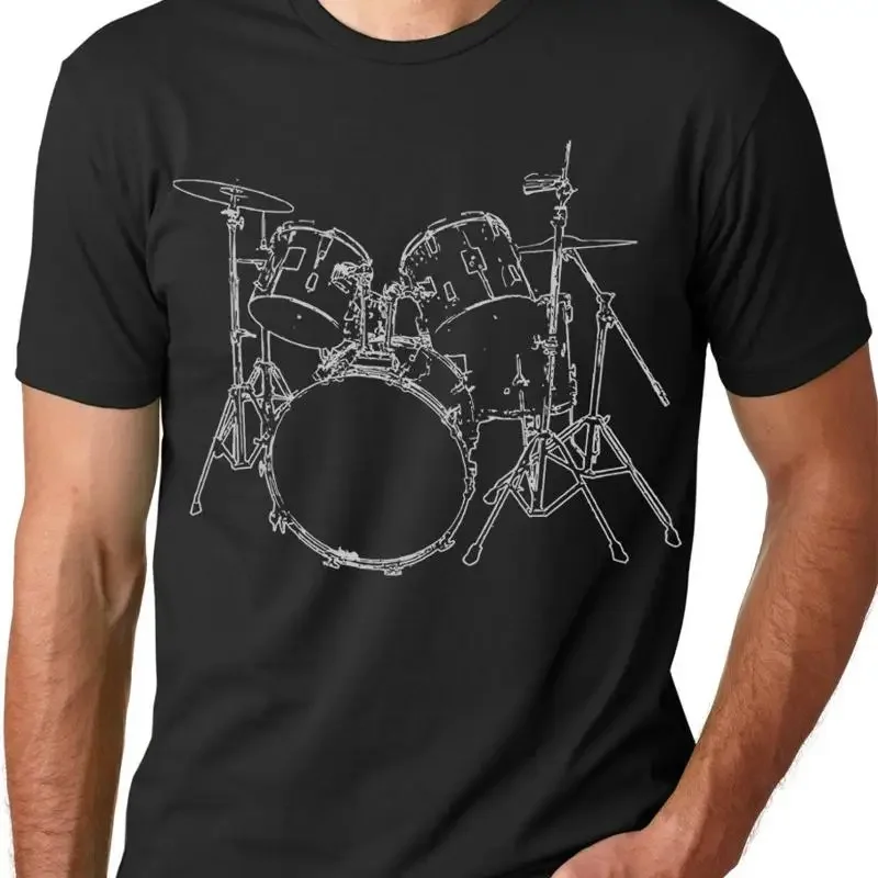 Drums T shirt cool Musician screenprinted Drummer