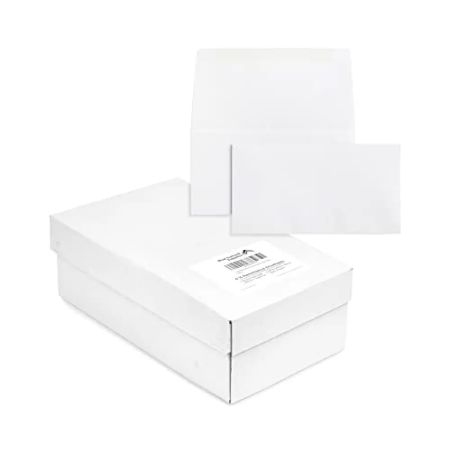 

500#6 3/4 Remittance Envelopes with Gummed Seal for Donations, Checks or Cash, 6 1/2" x 3 5/8", Blank White Remit Envelopes, Pe