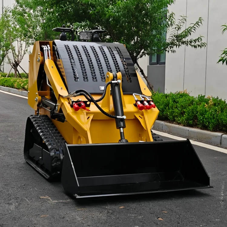 Hot Sale SDLOT 500kg Stand on No Cabin Crawler Skid Steer Loader Yanmar CE EURO5 EPA Multi Tool Compatible For Snow Removal Work