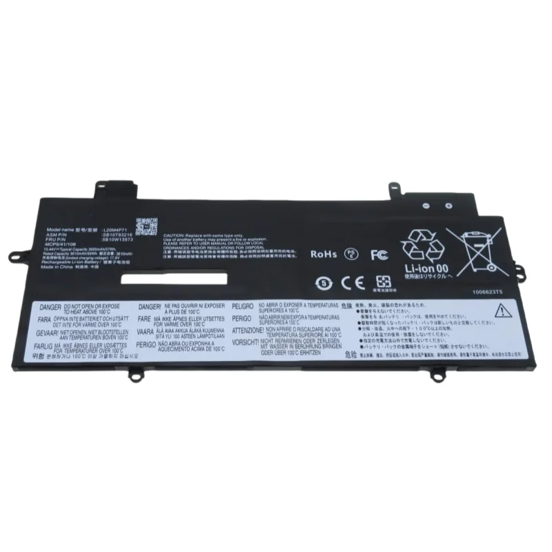 New L20D4P71 L20L4P71 L20C4P71 L20M4P71 Laptop Battery For Lenovo ThinkPad X1 Carbon Gen 9 10 X1 Yoga Gen 6 7 Series 15.44V 57Wh