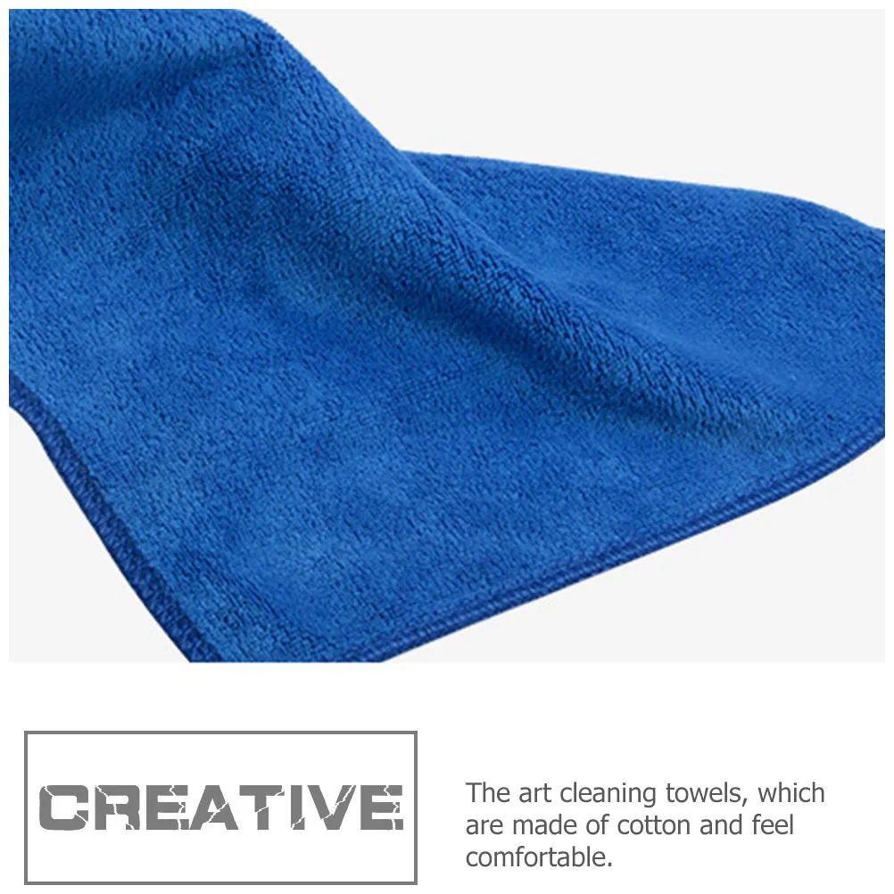 

4pcs Absorbent Cotton Towels Water Absorption Cleaning Cloths for Watercolor Painting Mini Pigment Washcloths