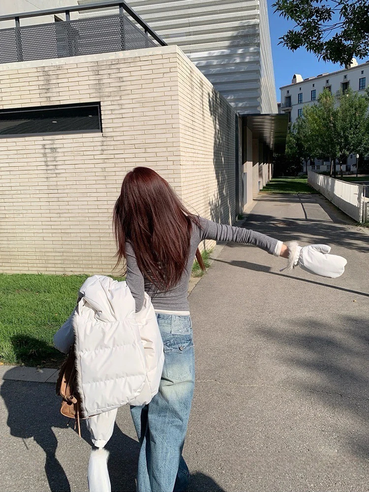 Mueyaruho 2026 봄 여름 여성 청바지 아메리칸 워시드 로우 웨이스트 루즈핏 스트레이트 데님 팬츠 여성용