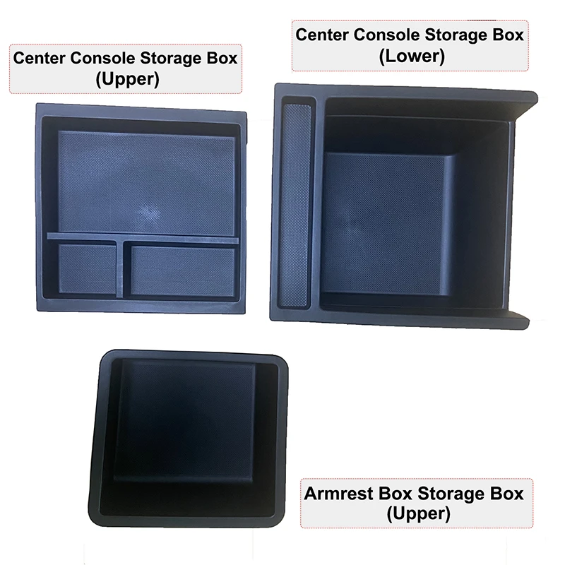 Für Tesla Model Y L YL 2026 Mittelkonsolen-Aufbewahrungsbox Armlehnenbox Organizer Tray Model Y Juniper 2025 TPE Flaschen- und Becherhalter – Detail 7