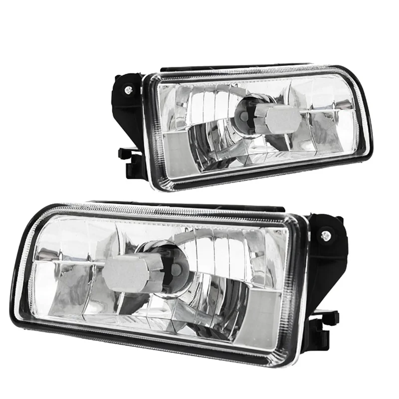 Left & Right Front Bumper Headlight Fog Lamps Housing for BMW E36 318I 318Ti 1992-1998 Car Fog Lights Covers White