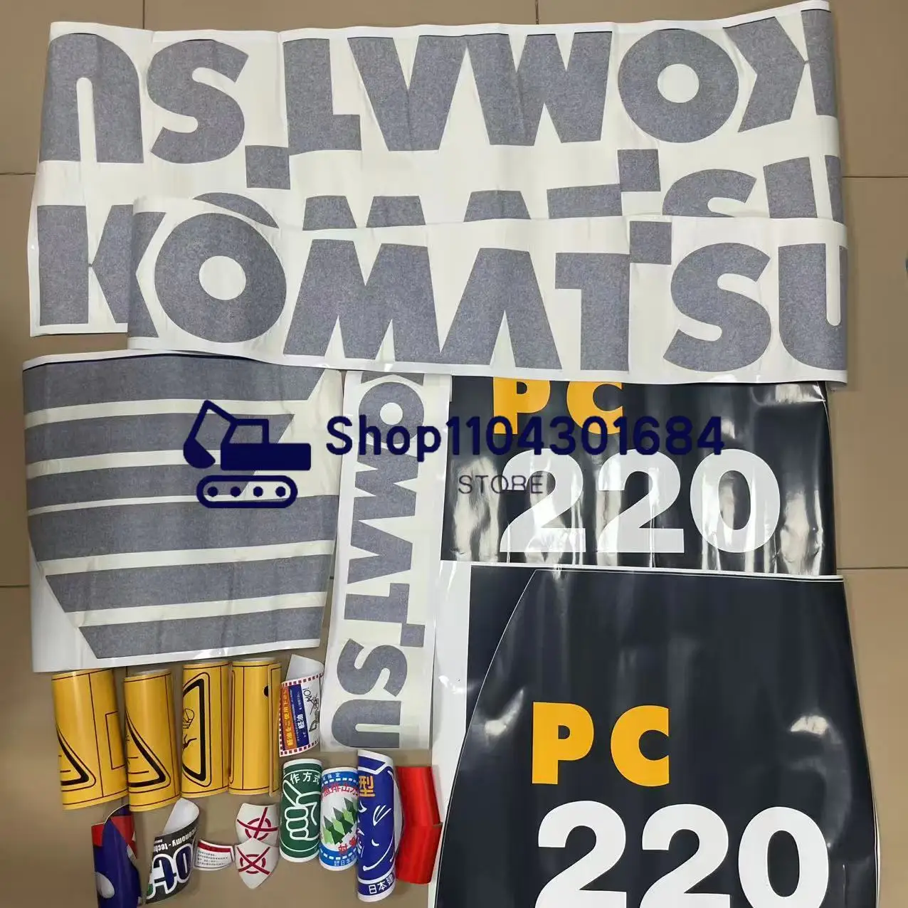 

Наклейка на весь автомобиль, аксессуары для экскаваторов для Komatsu PC60/70/200/210/220/240/360/400/460-8, детали экскаватора
