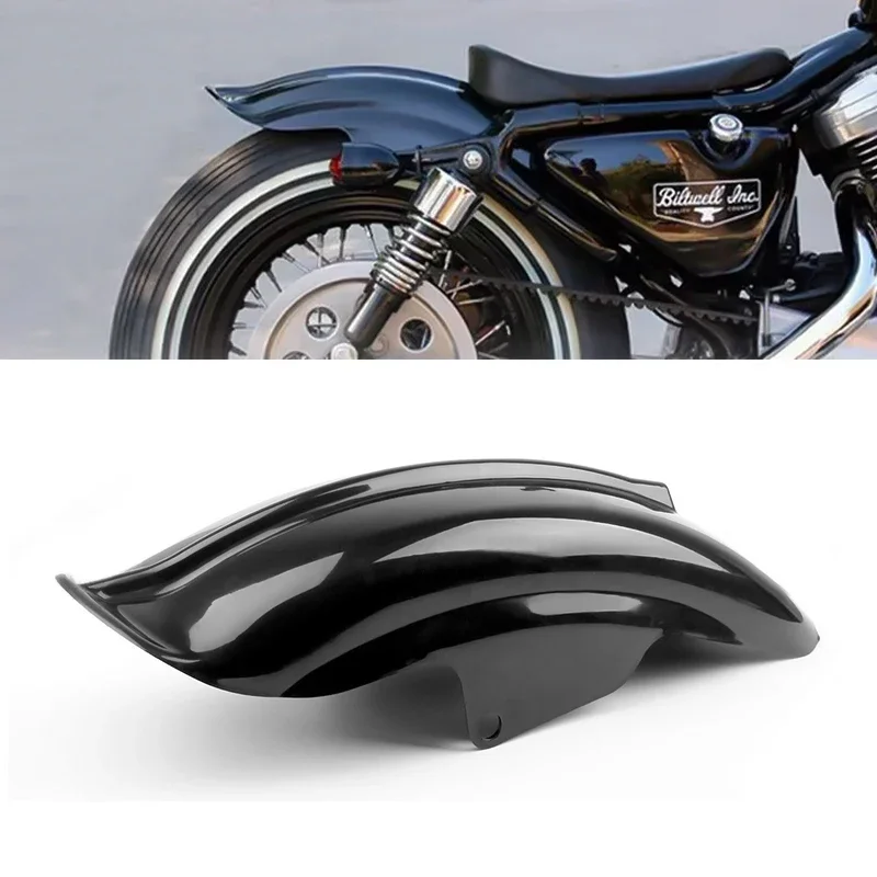 ABS Short Rear Fender Mudguard Bobber Cafe Racer for Harley Davidson Sportster XL Iron 883 1200 48 72 Seventy-Two Forty-Eight