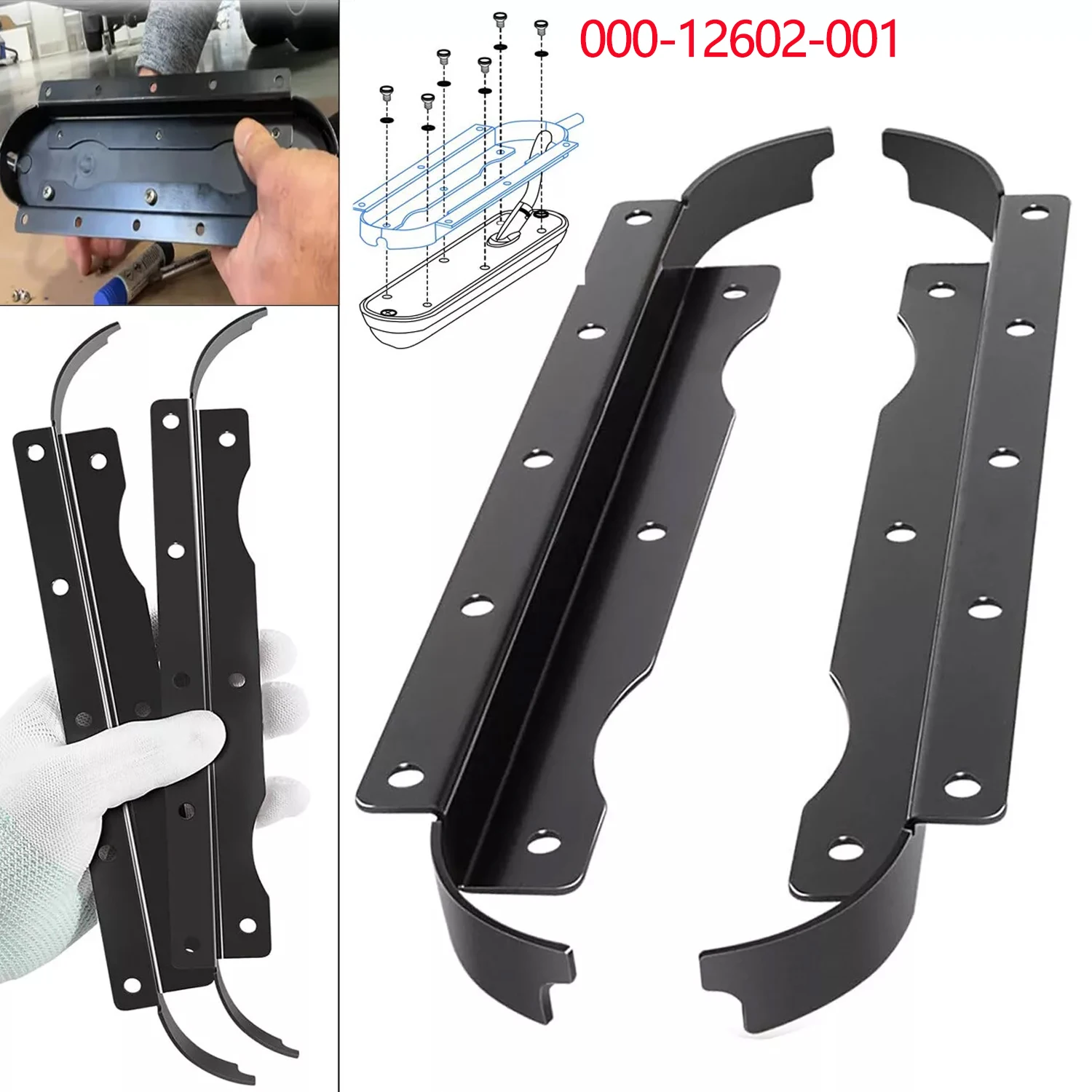 

000-12602-001 Сменный кронштейн для скрытого монтажа на лодке для скрытого монтажа скиммера Lowrance SS3D и TTLSCN