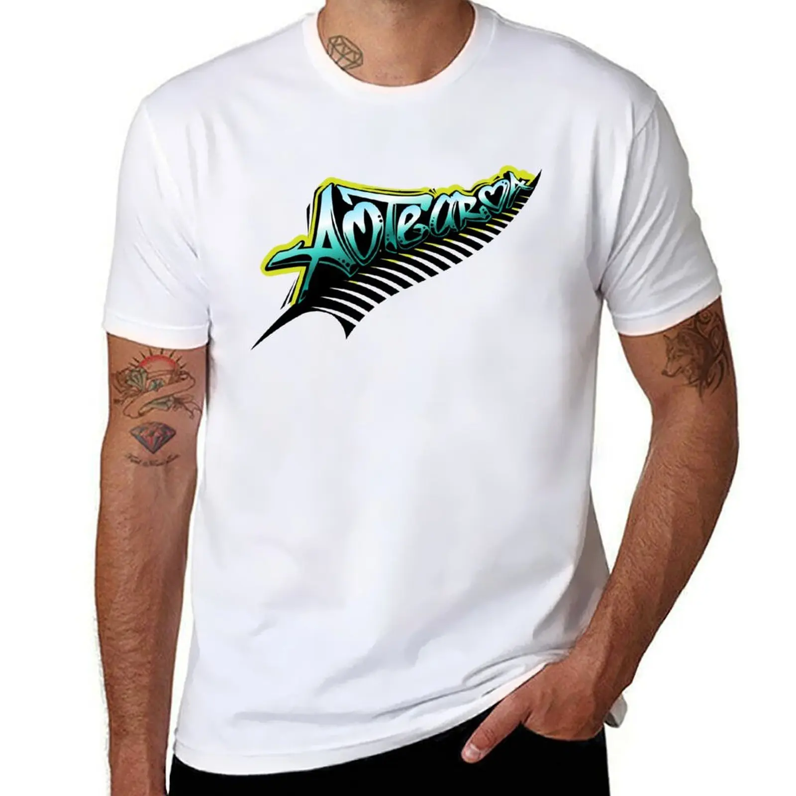 

Aotearoa t Zealand shirts t shirt Fern all graffiti blacks man New summer white for Kiwi pack T-Shirt man
