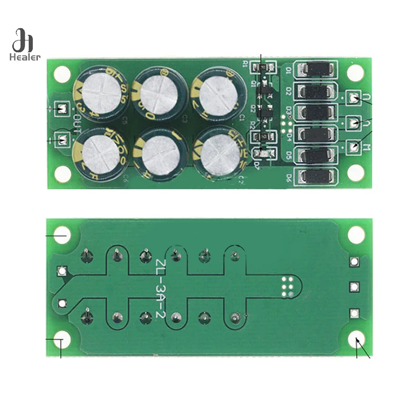 24V 3A Three-Phase Rectifier Bridge Small Generator Rectifier Board Brushless Brush DC Generator Filter Board Module