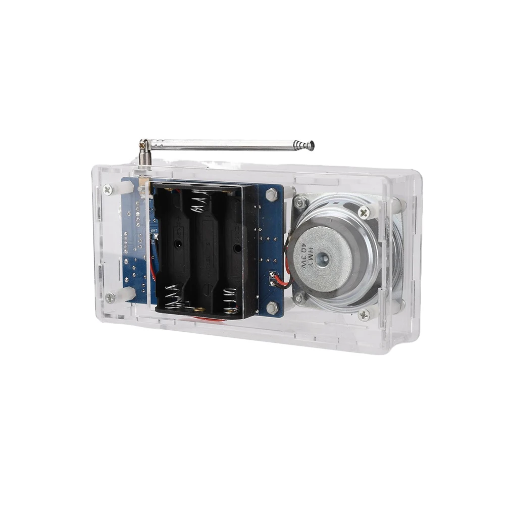 87.5-108MHz FM Radio DIY Kit Welding Practice Parts Simple/with Digital Display Manual Soldering Electronic Kit Type C
