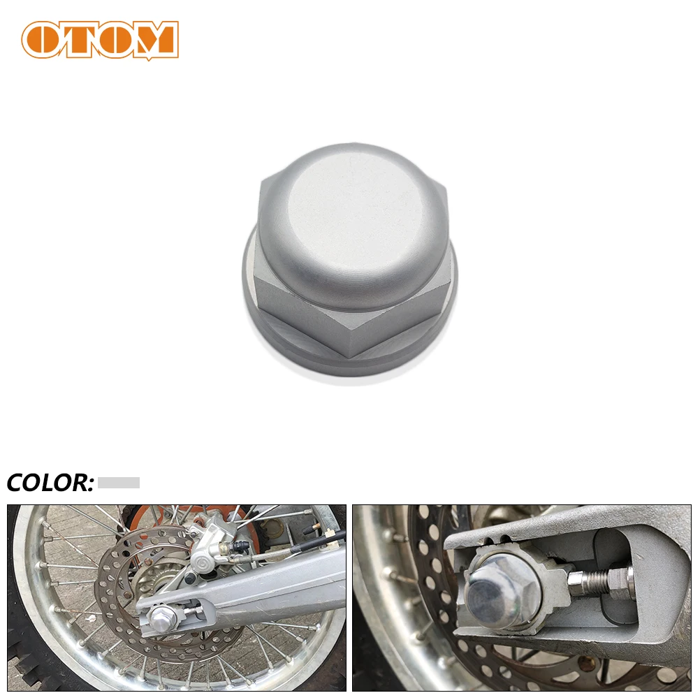 OTOM Motorcycle Aluminum Rear Axle Bolt Nut Cap Covers For KTM EXC SX MXC XCW SMC Husqvarna FE TE GASGAS 125 150 250 300 450 690