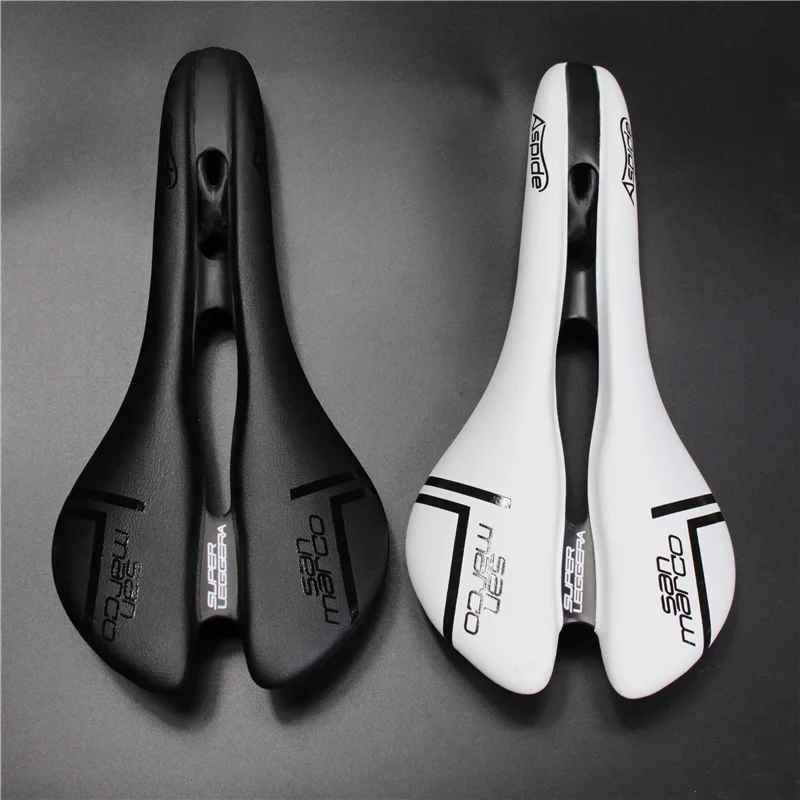 san marco aspider Carbon fiber saddle City cycling competition Mountain Bike Saddle Sadle Man Women Racing Seat Carbon Rails Bic