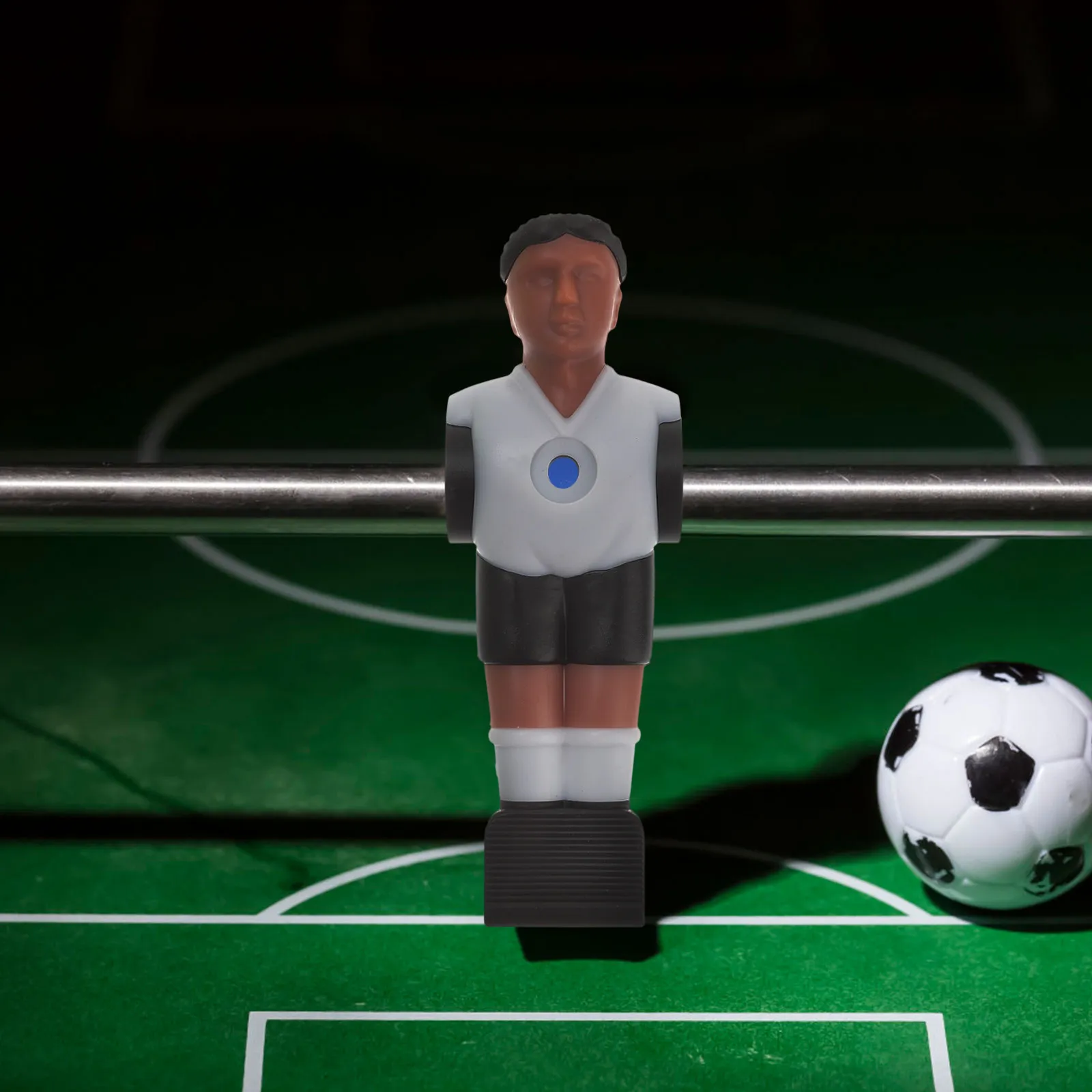 

Набор из 9 фигурок футболистов для настольного футбола, прочные пластиковые фигурки для футзала, сменные детали, подходят для всех стандартных стержней