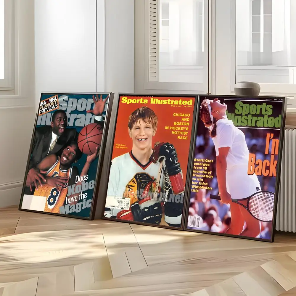 Sports Magazine Sports Illustrated Poster Distinct Home Decor Concepts Chic Indoor Art Pieces