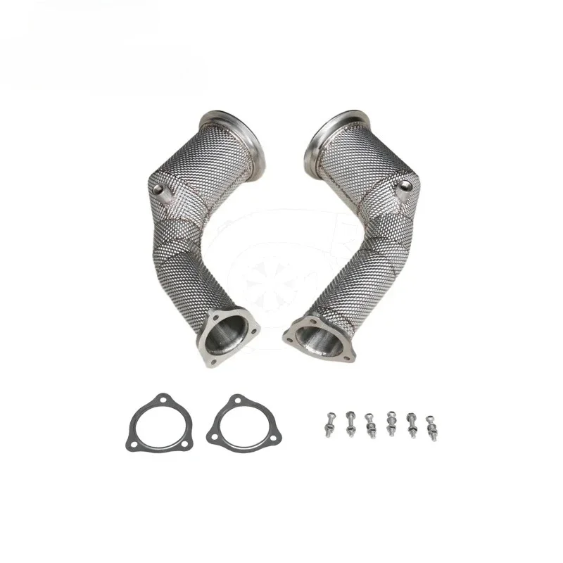 

Exhaust For AU DI RS4 B9 RS5 F5 2.9T 18-19 LHD Catted With Heat Shield Without OPF