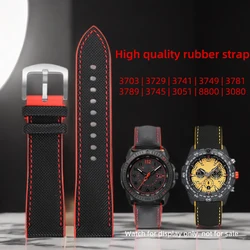 High quality rubber strap for Luminox bracelet 3703 3729 3741 3749 3781 3789 3745 3051 3080 men's 20mm 22mm 23mm 24mm watch band