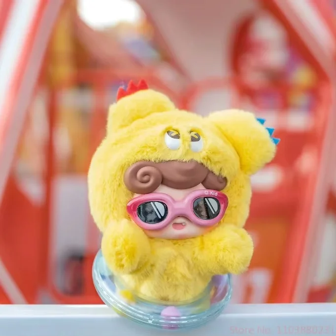 جديد Q.kid الفينيل صندوق أعمى قلادة العاطفية فروي الوحش سلسلة عمل الشكل الكرتون ديكور اللعب لطيف أنيمي لعبة طفلة هدية