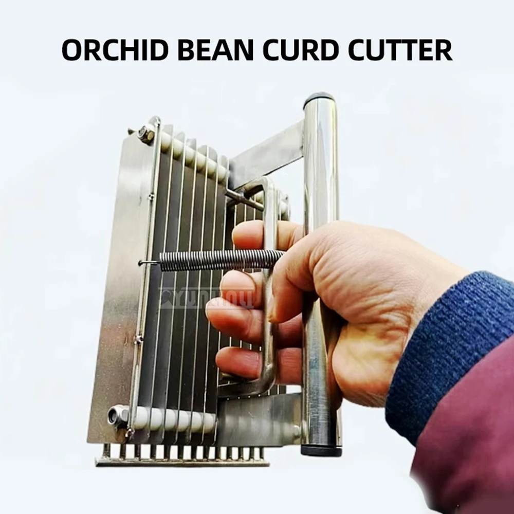 

Stainless Steel Manual Tofu Cutting Machine Kitchen Bean Product Processing Equipment